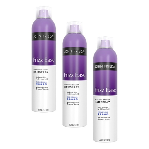 John Frieda Frizz Ease Moisture Barrier Hairspray 250mL Pack of 3