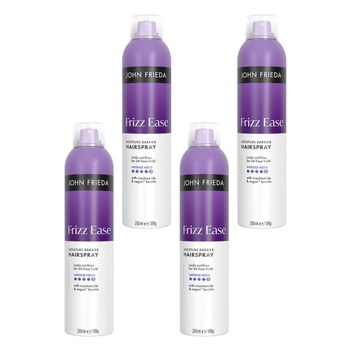 John Frieda Frizz Ease Moisture Barrier Hairspray 250mL Pack of 4