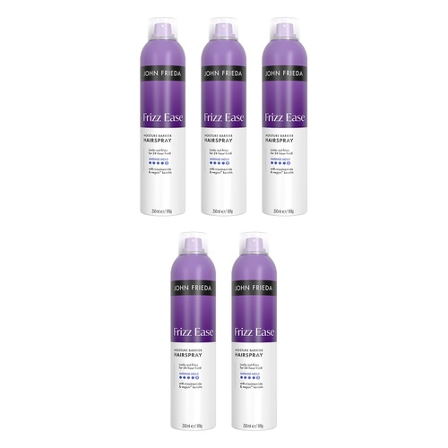 John Frieda Frizz Ease Moisture Barrier Hairspray 250mL Pack of 5