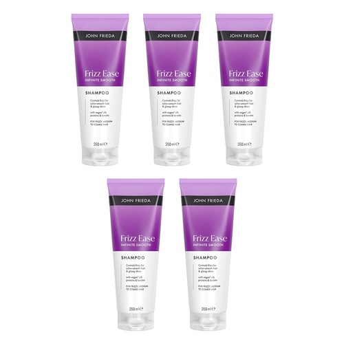 John Frieda Frizz Ease Infinite Smooth Shampoo 250mL Pack of 5