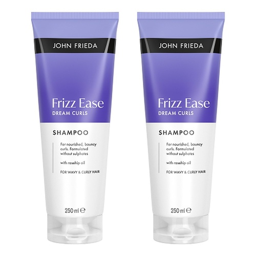 John Frieda Frizz Ease Dream Curls Shampoo with Rosehip Oil 250mL Pack of 2