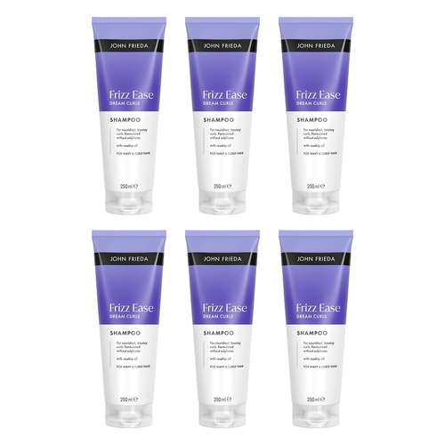 John Frieda Frizz Ease Dream Curls Shampoo with Rosehip Oil 250mL Pack of 6