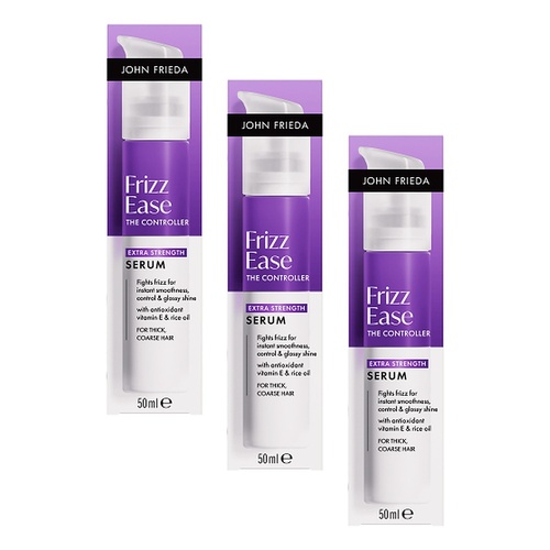 John Frieda Frizz Ease The Controller Extra Strength Serum 50mL Pack of 3