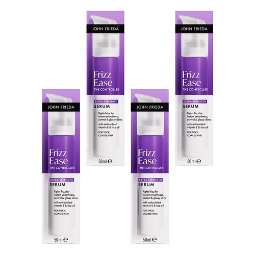 John Frieda Frizz Ease The Controller Extra Strength Serum 50mL Pack of 4