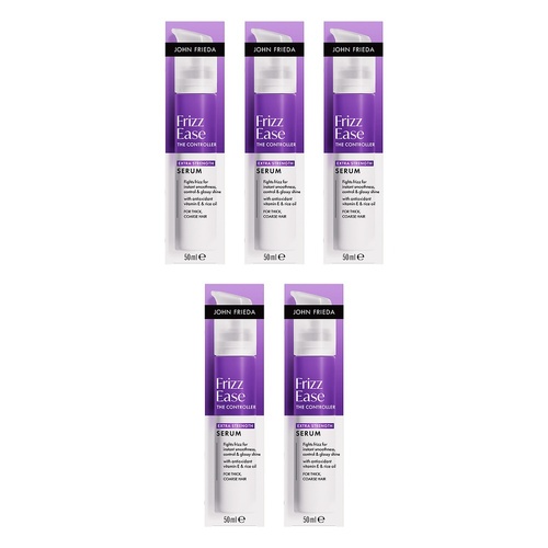 John Frieda Frizz Ease The Controller Extra Strength Serum 50mL Pack of 5