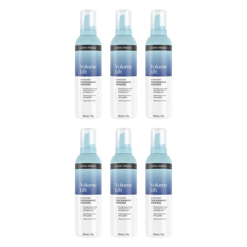 John Frieda Volume Lift Thickening Mousse 200mL Pack of 6