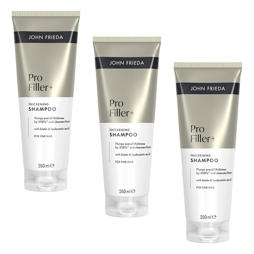John Frieda Pro Filler+ Thickening Shampoo 250mL Pack of 3