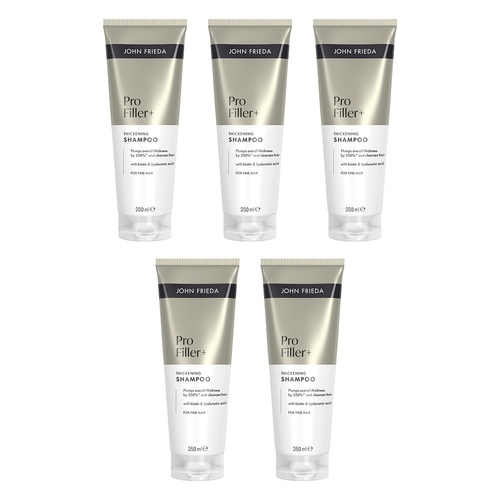 John Frieda Pro Filler+ Thickening Shampoo 250mL Pack of 5