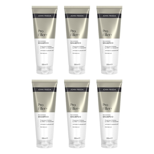 John Frieda Pro Filler+ Thickening Shampoo 250mL Pack of 6