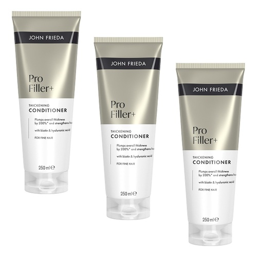 John Frieda Pro Filler+ Thickening Conditioner 250mL Pack of 3