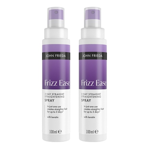 John Frieda Frizz Ease 3 Day Straight Straightening Spray 100mL Pack of 2