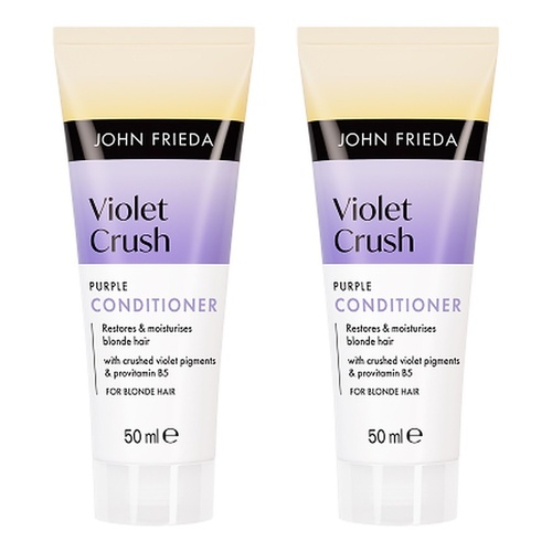 John Frieda Violet Crush Purple Conditioner 50mL Pack of 2