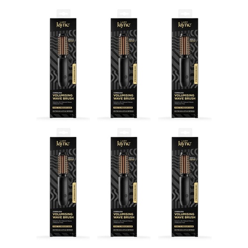 Lady Jayne Rechargeable Volumising Wave Brush Pack of 6