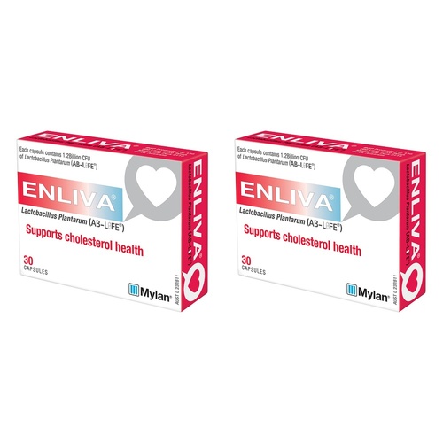 Enliva Cholesterol Support 30 Capsules Pack of 2