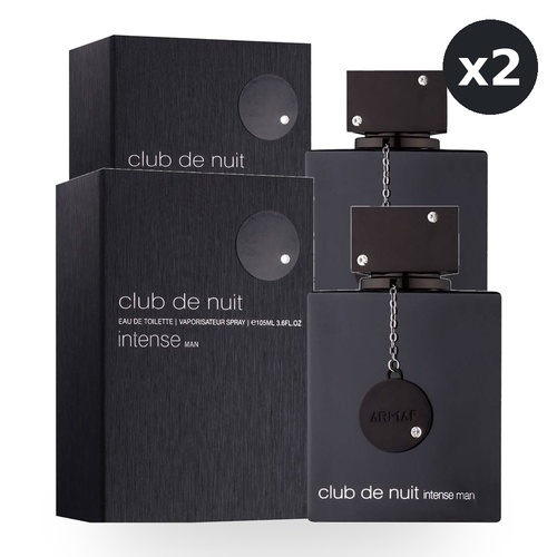 Armaf Club De Nuit Intense Eau De Toilette EDT 105ml Spray Pack of 2