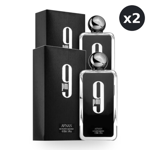 Afnan 9 PM Eau De Parfum EDP 100ml Pack of 2