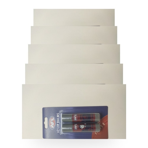 AFL Lip Balm Two Pack Melbourne x 5