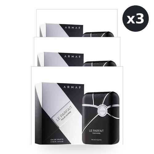 Armaf Le Parfait for Men Eau De Parfum EDP 100ml Pack of 3