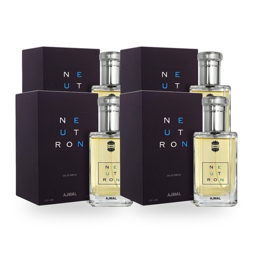 Ajmal Neutron for Men Eau De Parfum EDP 100ml Pack of 4
