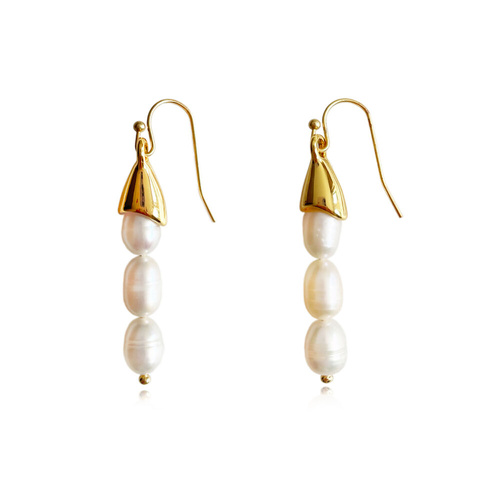 Culturesse Loire Pearl Drop Earrings 