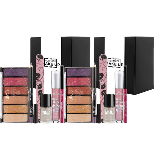 The Ultimate Make Up Kit Edgy Edition Eyes Lips Nails MUD Ulta3 Essence 2x 1 Kit