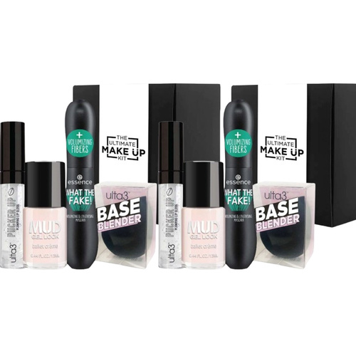 The Ultimate Make Up Kit Cute Edition for Lips Eyes Nails Ulta3 MUD Essence 2x 1 Kit