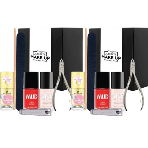 The Ultimate Make Up Kit Nail Edition for Nails MUD Makeup Design Essence 2x 1 Kit