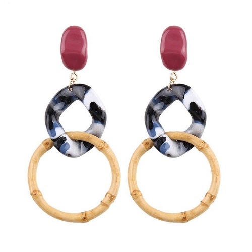Culturesse Leandre Modern Loop Earrings 