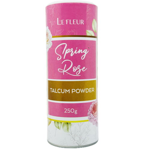 Le Fleur Spring Rose Luxury Talcum Powder 250g