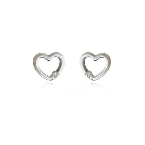 Culturesse Little Heart Dainy Stud Earrings