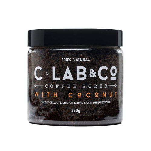 C Lab And Co Coffee And Coconut Scrub Tub 330g Exfoliate And Refresh Skin