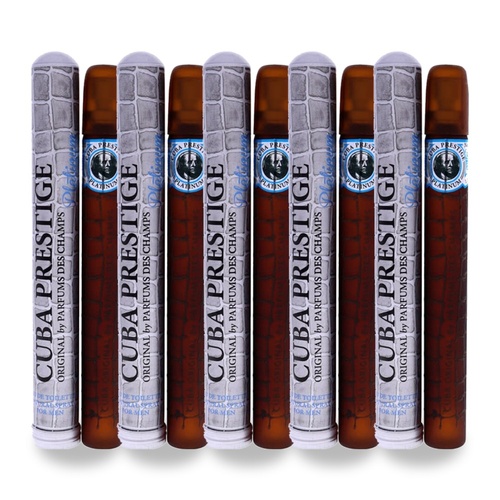 Cuba Prestige Platinum Eau De Toilette EDT 35ml Spray Pack of 5