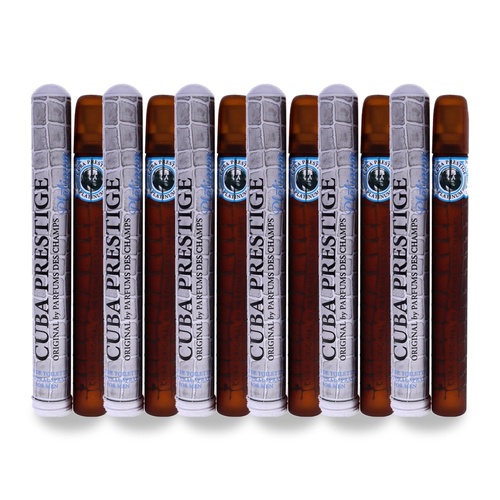 Cuba Prestige Platinum Eau De Toilette EDT 35ml Spray Pack of 6