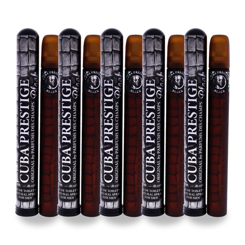 Cuba Prestige Black Eau De Toilette EDT 35ml Spray Pack of 5