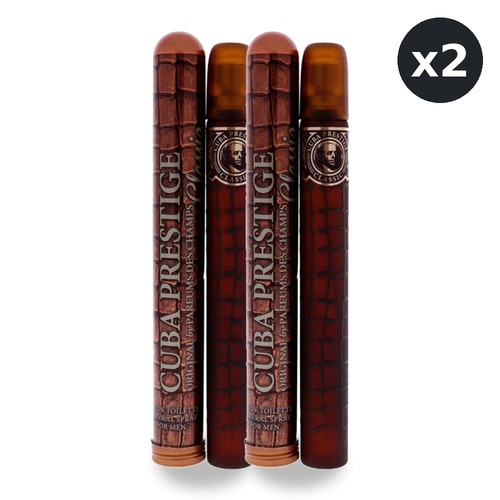 Cuba Prestige Classic Eau De Toilette EDT 35ml Spray Pack of 2