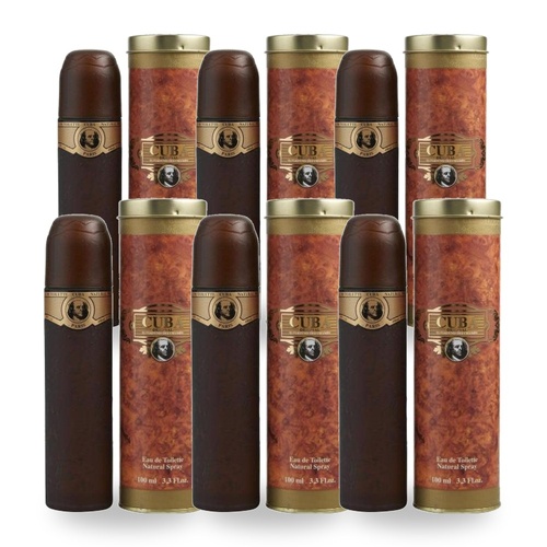 Cuba Gold Eau De Toilette EDT 100ml Spray Pack of 6
