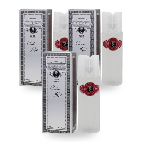 Cuba Red After Shave 100ml Pack of 3