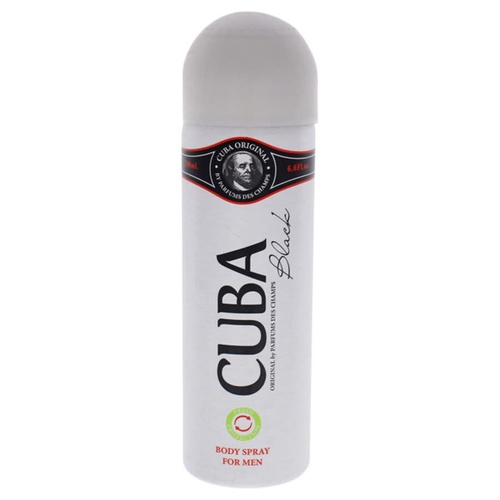 Cuba Black Body Spray 200ml