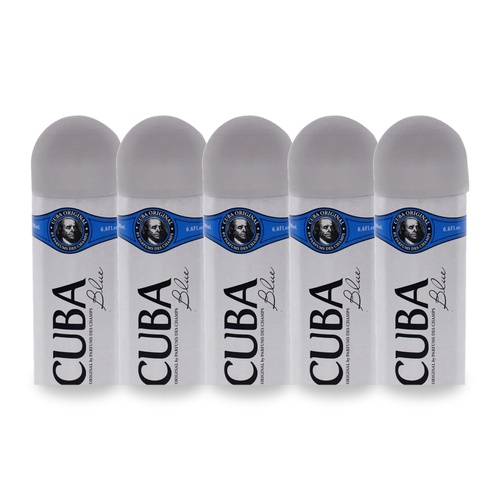 Cuba Blue Body Spray 200ml Pack of 5
