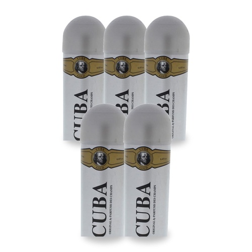 Cuba Gold Body Spray 200ml Pack of 5