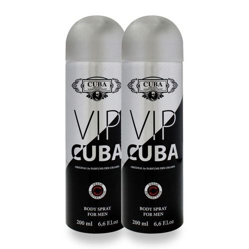 Cuba Vip Body Spray 200ml Pack of 2