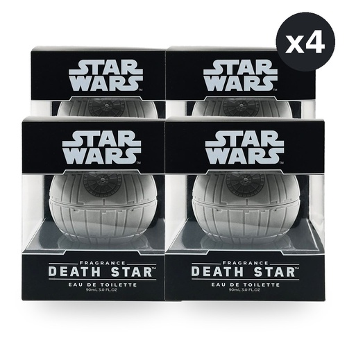 Star Wars Eau De Toilette EDT Death Star 90ml Pack of 4