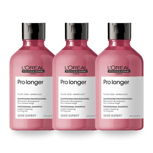 L'Oreal Professionnel Serie Expert Pro Longer Shampoo 300ml Pack of 3