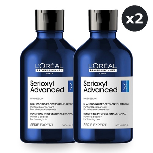 L'Oreal Professionnel Serie Expert Scalp Advanced Serioxly Denser Hair Shampoo 300ml Pack of 2