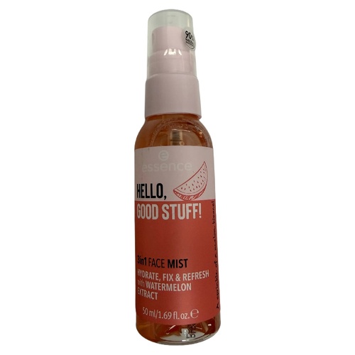 Essence Hello Good Stuff 3 in 1 Face Mist Hydrate Fix Refresh Watermelon