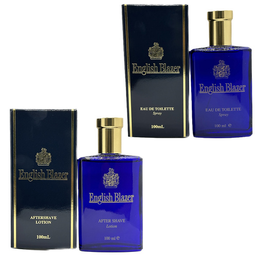 English Blazer After Shave Lotion & Eau De Toilette Mens Set