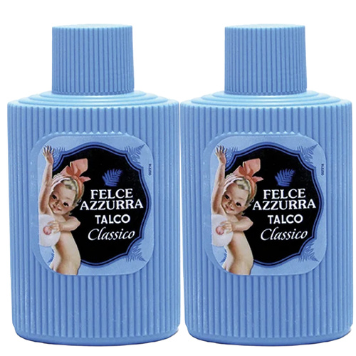 Felce Azzurra Classico Talcum Powder Shaker 2 x 200g Pack