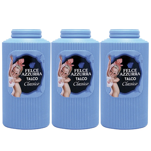 Felce Azzurra Classico Talc Powder Refill 3 x 500g Pack Classic Scent