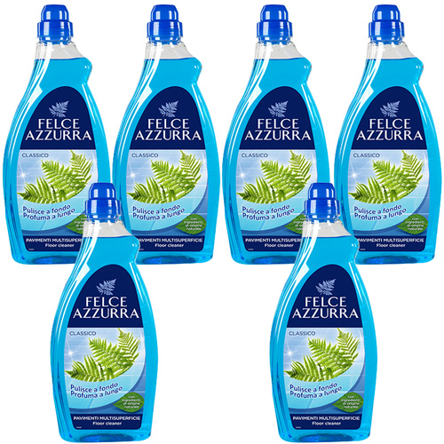 Felce Azzurra Classico Original Floor Cleaner 6 x 900ml