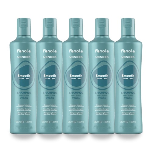 Fanola Wonder Smooth Shampoo 350ml Pack of 5